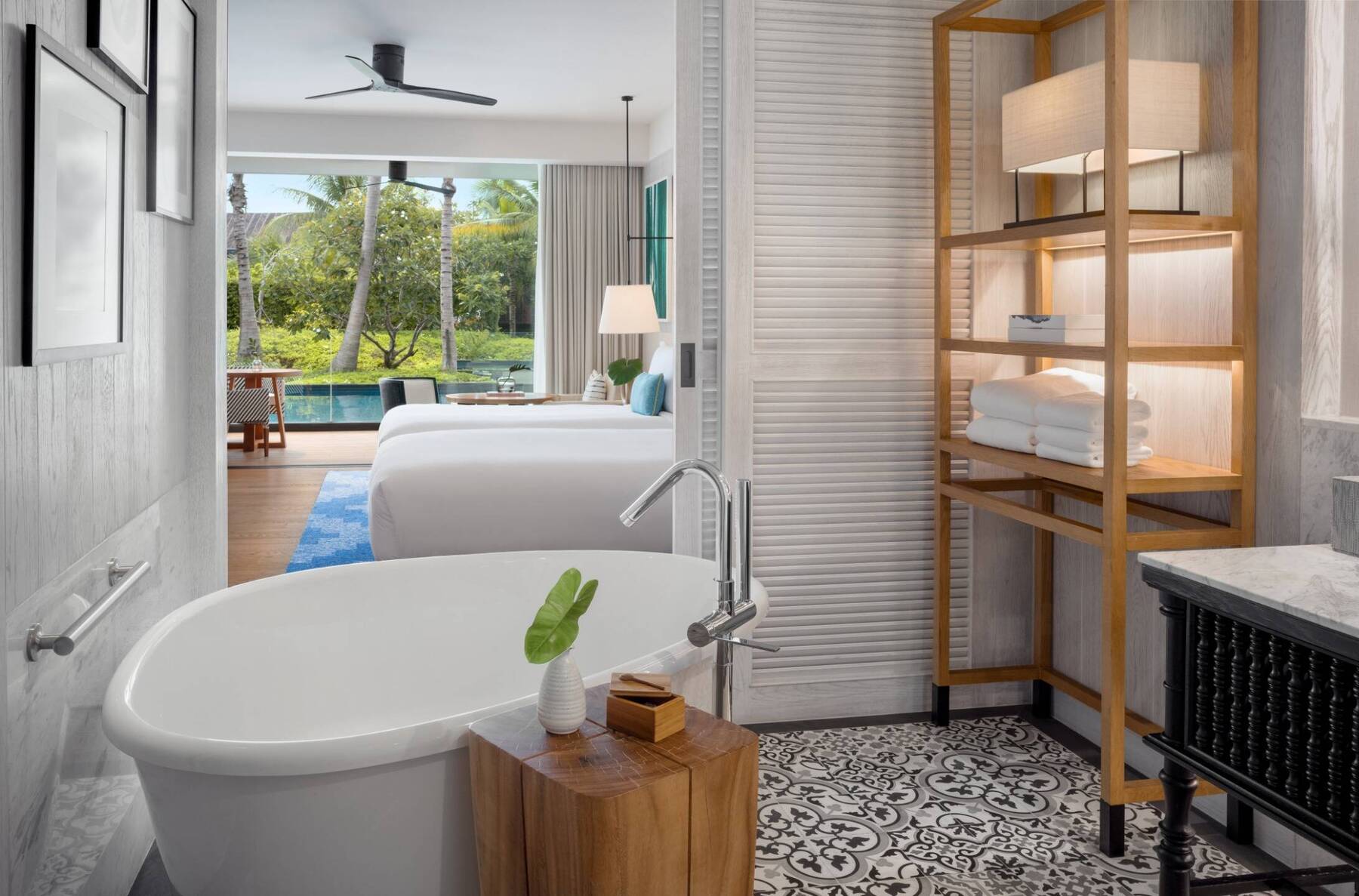 Two twin Essential Pool Access Resort View Room