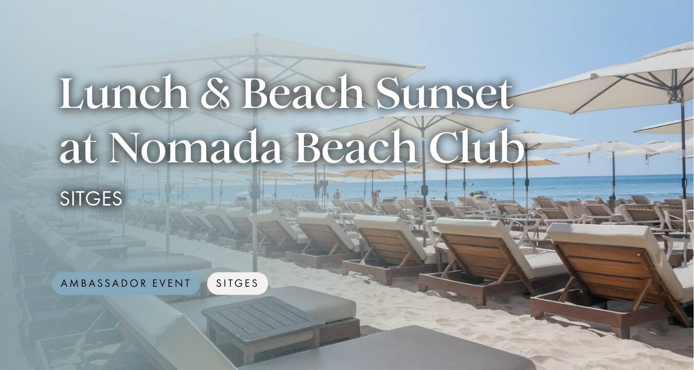 Lunch & Beach Sunset at Nomada Beach Club