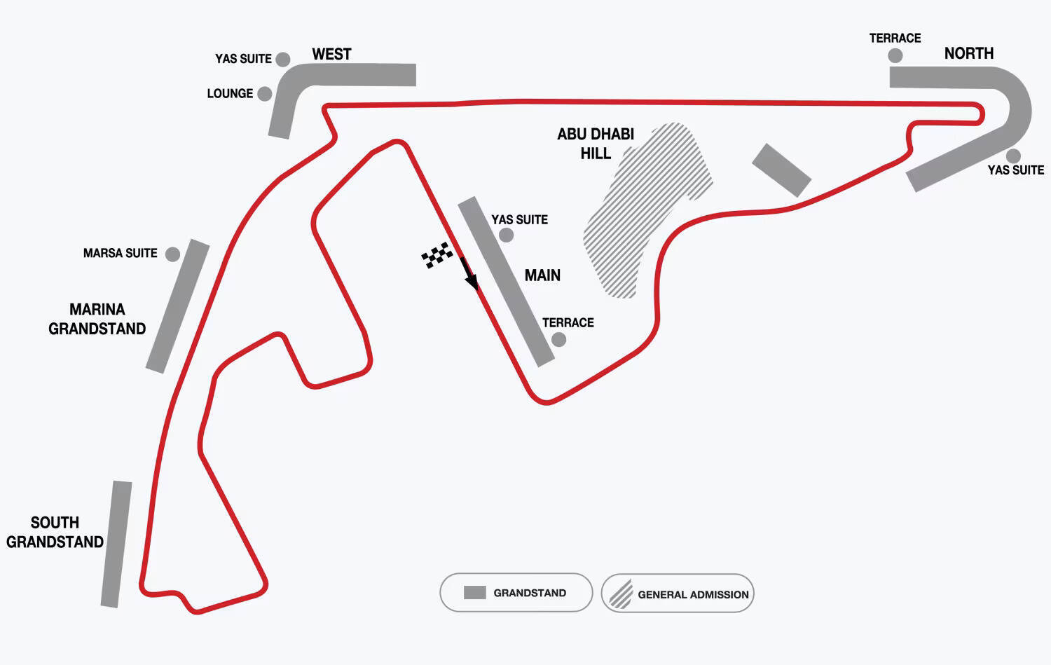 F1 Abu Dhabi GP: Grandstand Tickets