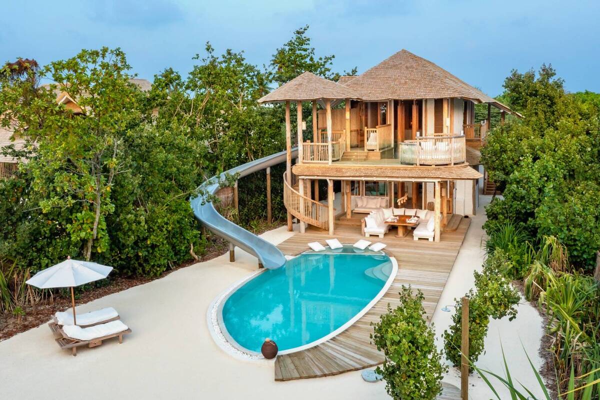 Two Bedroom Island Retreat with Slide 