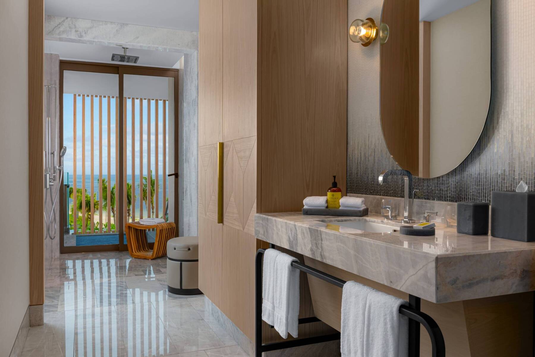 TWO QUEEN MOBILITY ACCESSIBLE WITH ROLL-IN SHOWER