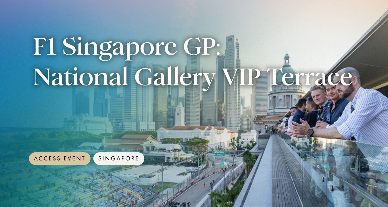 F1 Singapore GP: National Gallery VIP Terrace