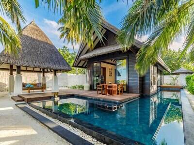 Earth Pool Villa Sunset