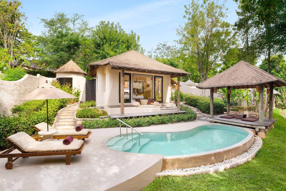 ONE BEDROOM VILLA, SOFA BED AND GARDEN VIEW WITH PRIVATE POOL