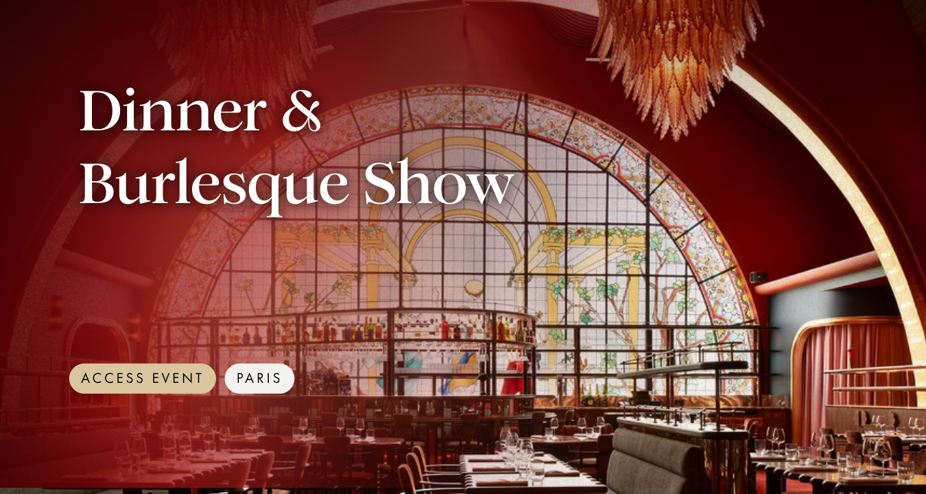 Dinner & Burlesque Show at Mistinguett