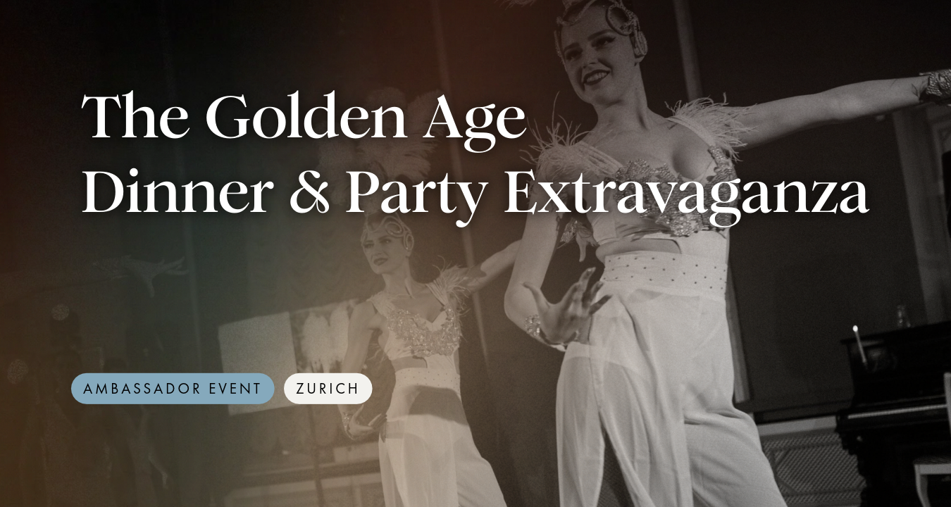 The Golden Age Dinner & Party Extravaganza